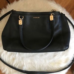 Black coach purse